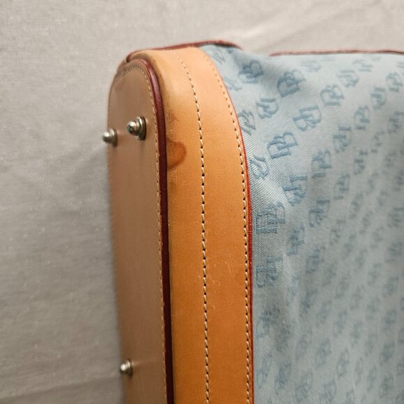 Vintage Light Blue Dooney and Bourke Shoulder/Tote Bag - Picture 8 of 14